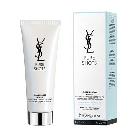 ysl pure shots cleanser|YSL pure shots eye reboot.